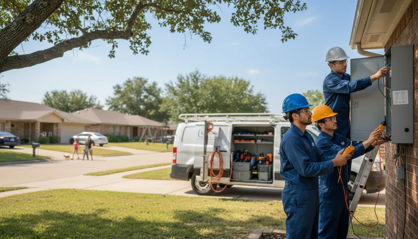 Certified electrician providing emergency electrical services in Brooks, GA